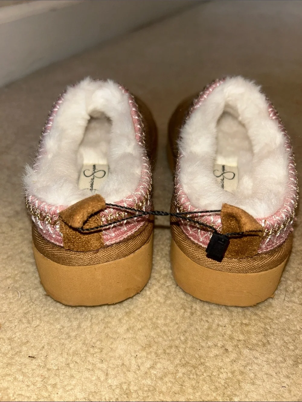 NWOT Jessica Simpson Girl's Microsuede Clog 1